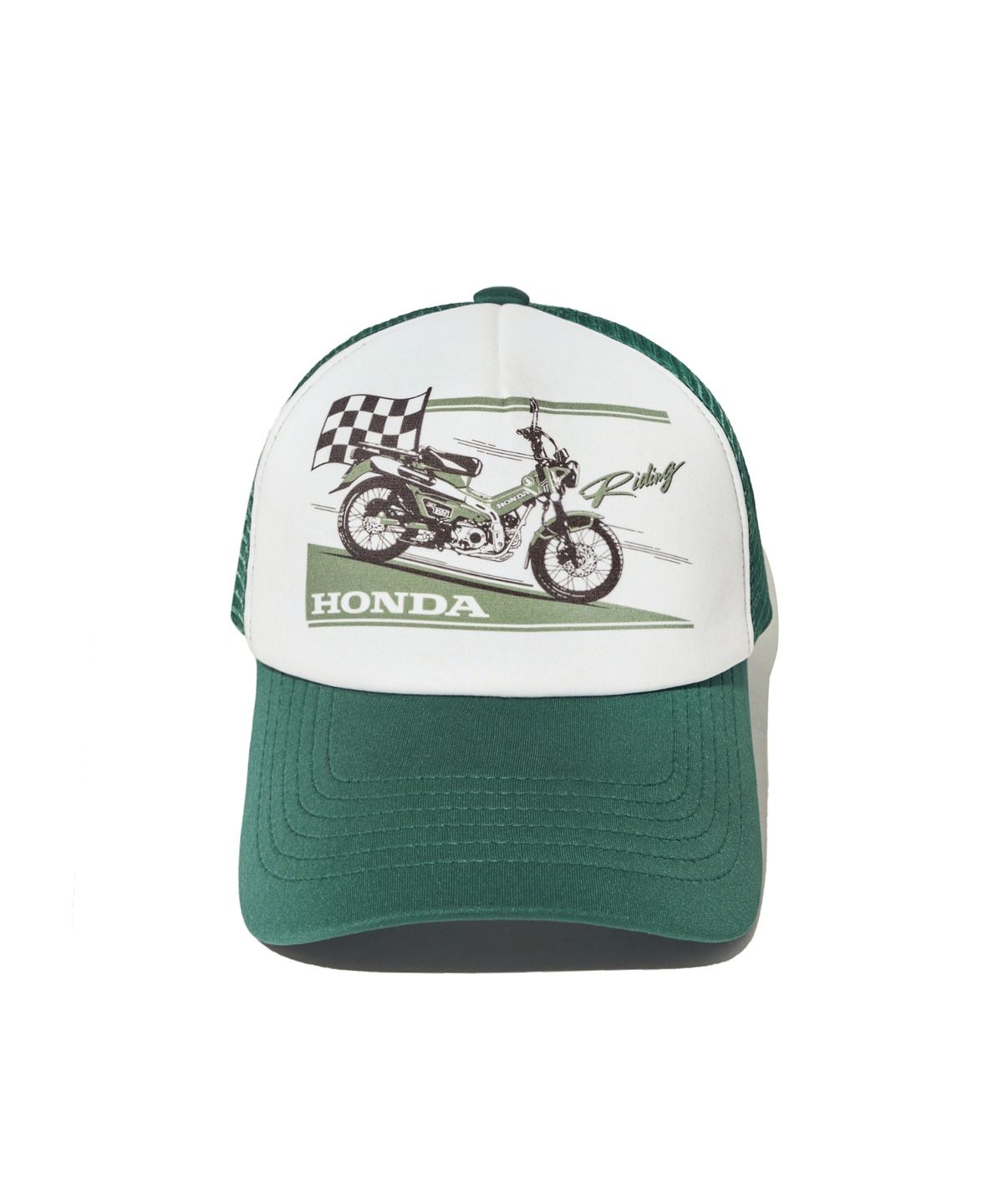 핍스 모터사이클(PHYPS MOTORCYCLE) Honda Anime CT 125 Mesh Cap_Green