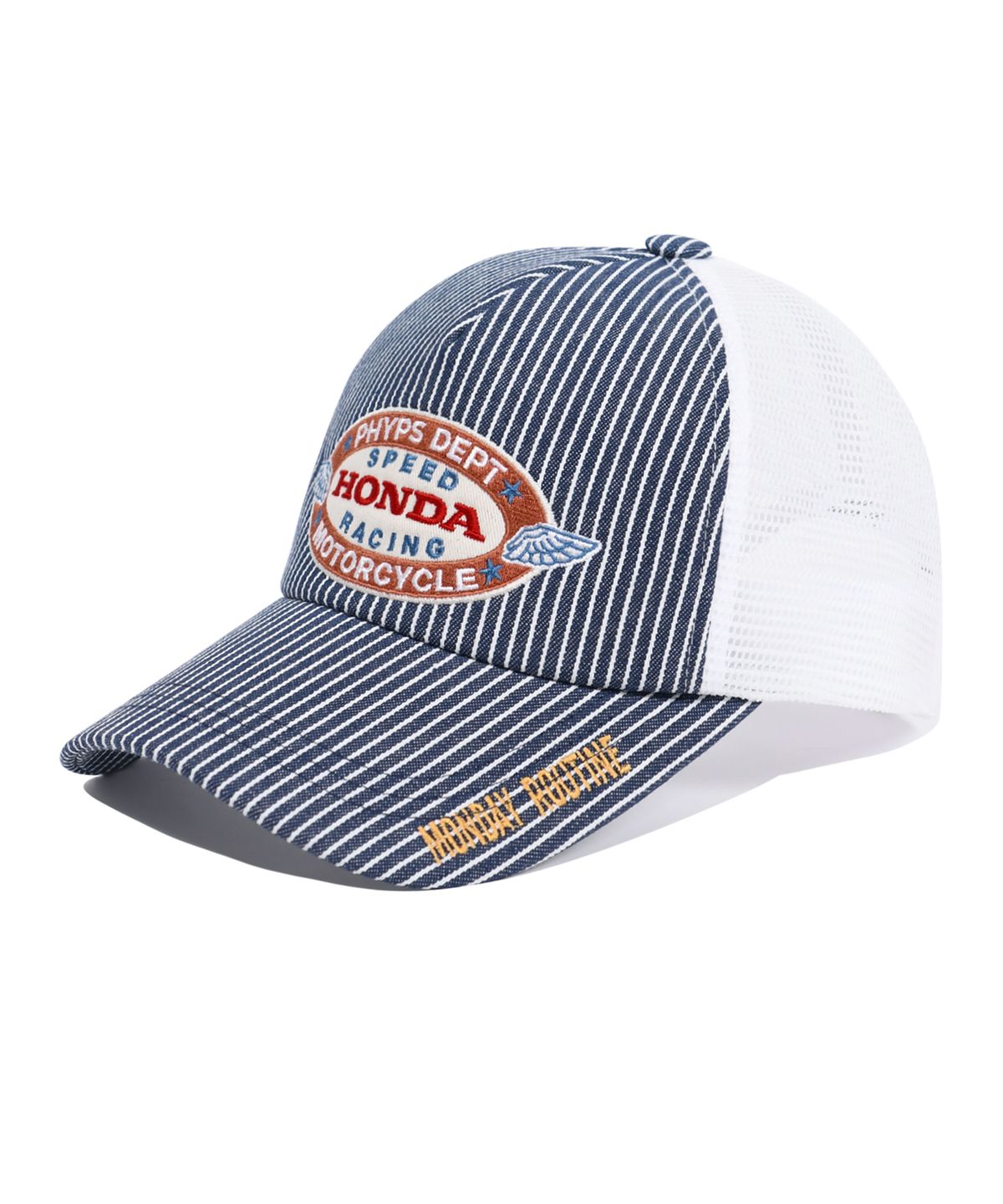 핍스 모터사이클(PHYPS MOTORCYCLE) Honda Stripe Mesh Cap_Blue