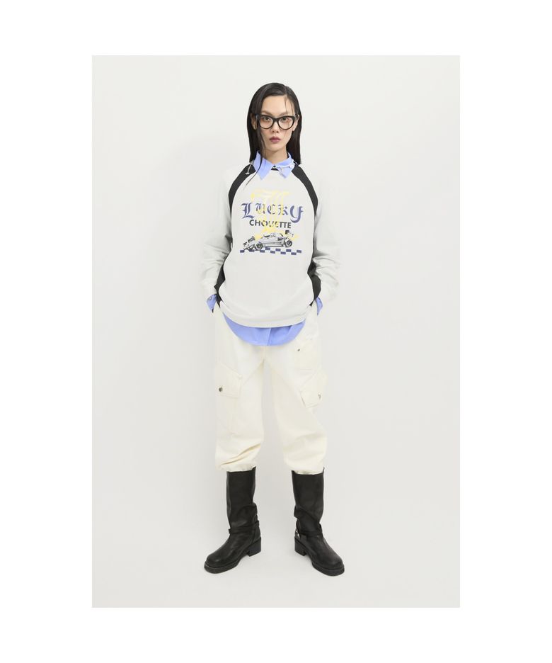 Out Pocket Jogger Denim Pants (ivory) LFPDS25185IVX