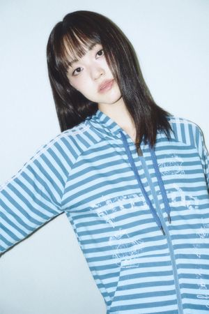 VINTAGE LOGO STRIPE HOOD ZIP-UP BLUE