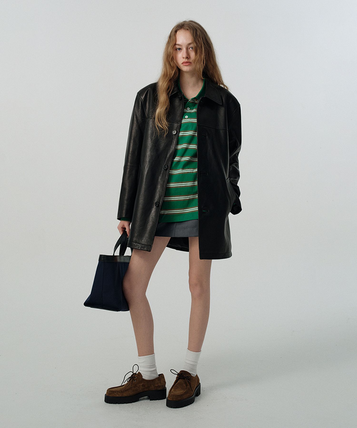 MUSINSA公式 | DUNST FOR WOMEN UNISEX LEATHER HALF