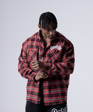 카딜로 플란넬 셔츠 (레드)