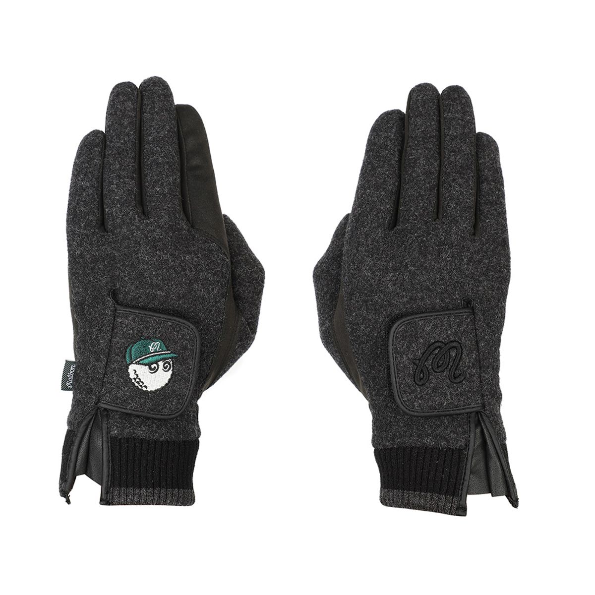 말본 골프(MALBON GOLF) 남성 버킷 양손 겨울 장갑 CHARCOAL (MAN)