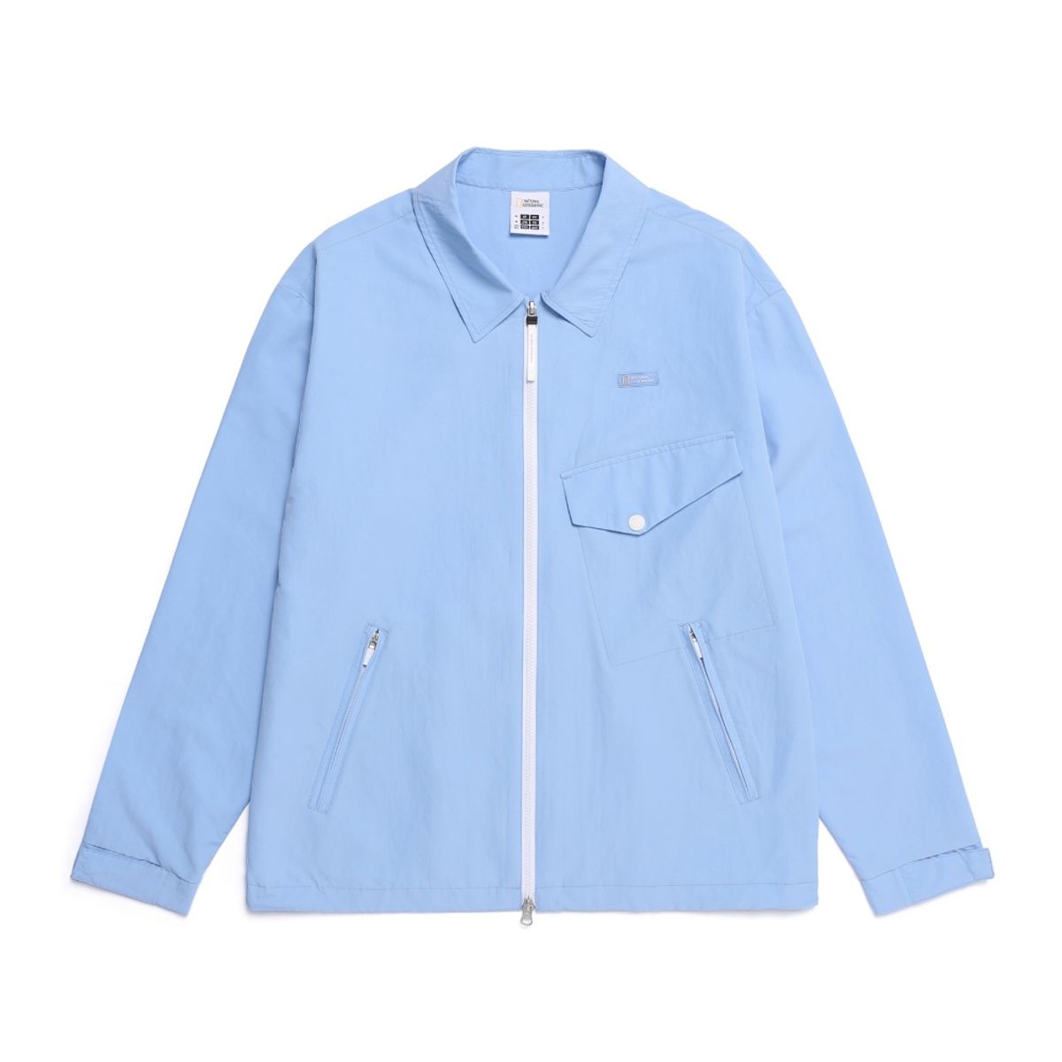 내셔널지오그래픽(NATIONALGEOGRAPHIC) N251UJP902 아웃포켓 집업 셔켓 BLUE