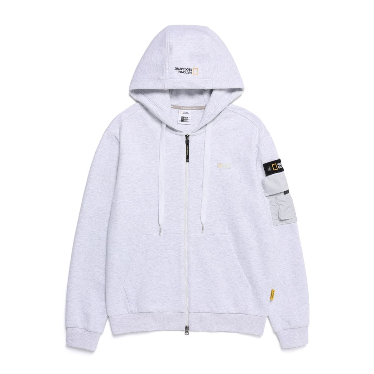 내셔널지오그래픽(NATIONALGEOGRAPHIC) N251UFT950 마게이 후드 풀집업 M/IVORY