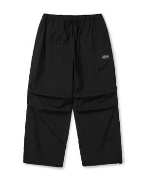 [Mmlg] NYLON WIDE PANTS (BLACK)