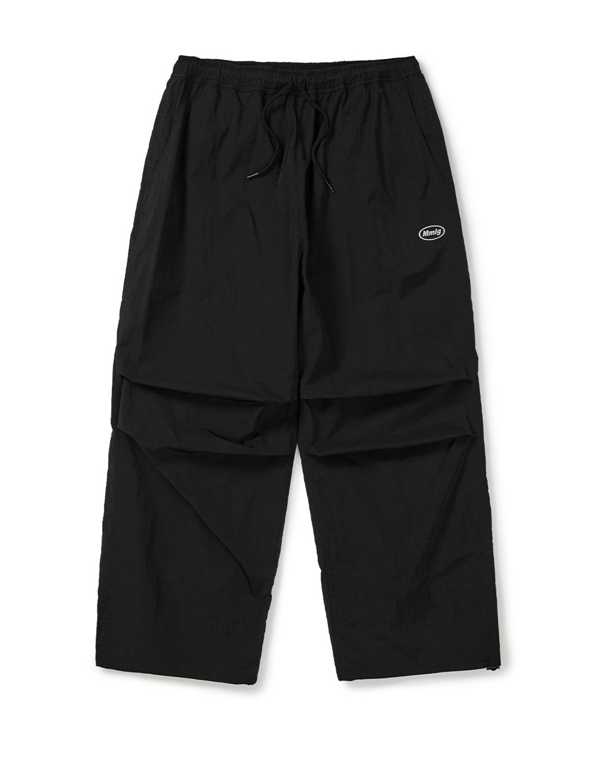 엠엠엘지(MMLG) [Mmlg] NYLON WIDE PANTS (BLACK)