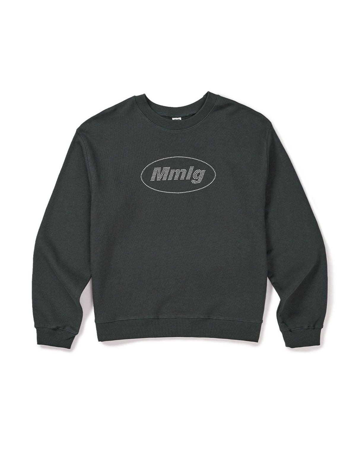 엠엠엘지(MMLG) [Mmlg] COLOR BUTTON SWEAT (SQUID BLACK)