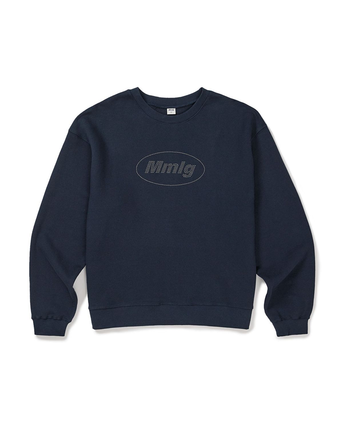 엠엠엘지(MMLG) [Mmlg] COLOR BUTTON SWEAT (AUTHENTIC NAVY)