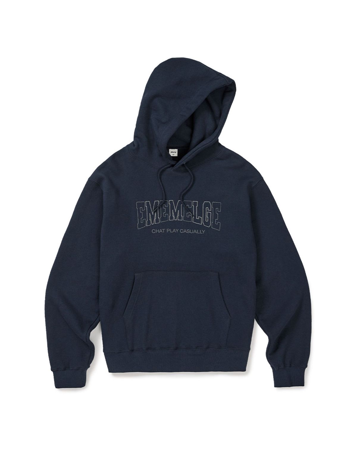 엠엠엘지(MMLG) [Mmlg] MM AFTERIMAGE HOODIE (AUTHENTIC NAVY)