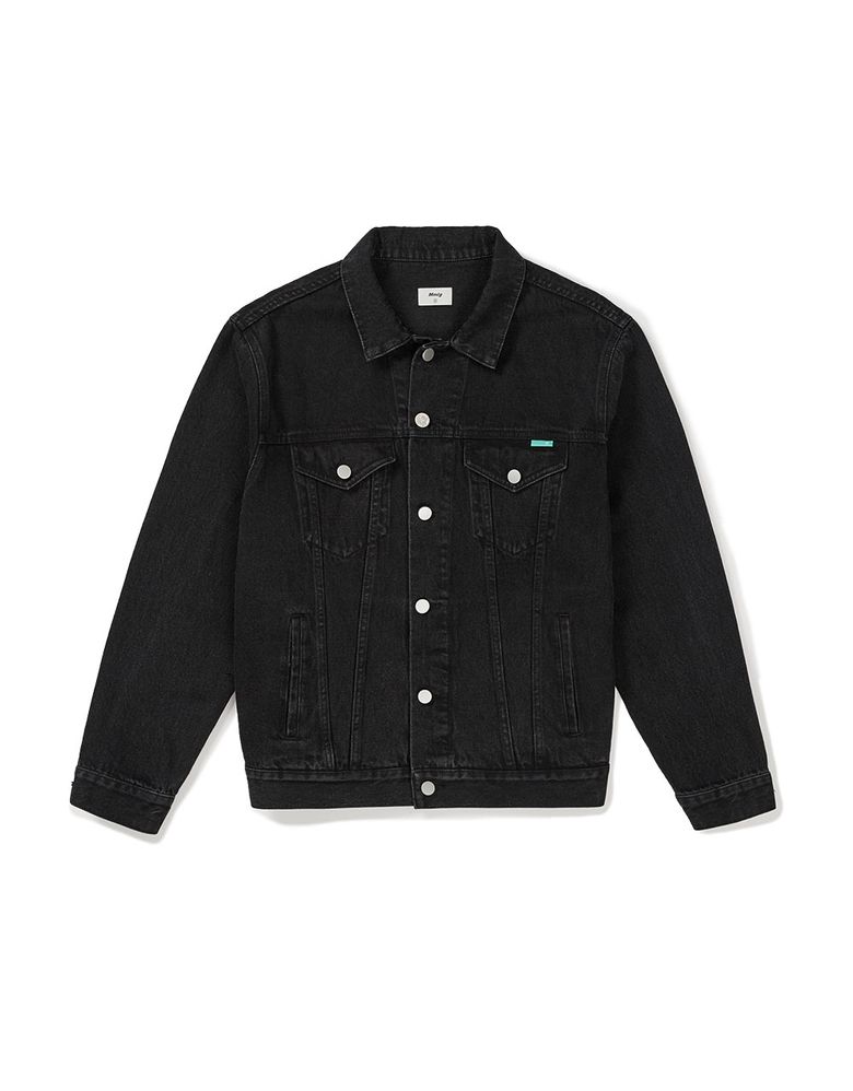 [Mmlg] MY HERO DENIM JACKET (BLACK)