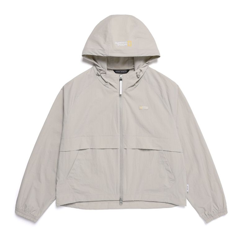 N251WFT980 여성 시그너스 우븐 후드 바람막이 MOURNING BEIGE