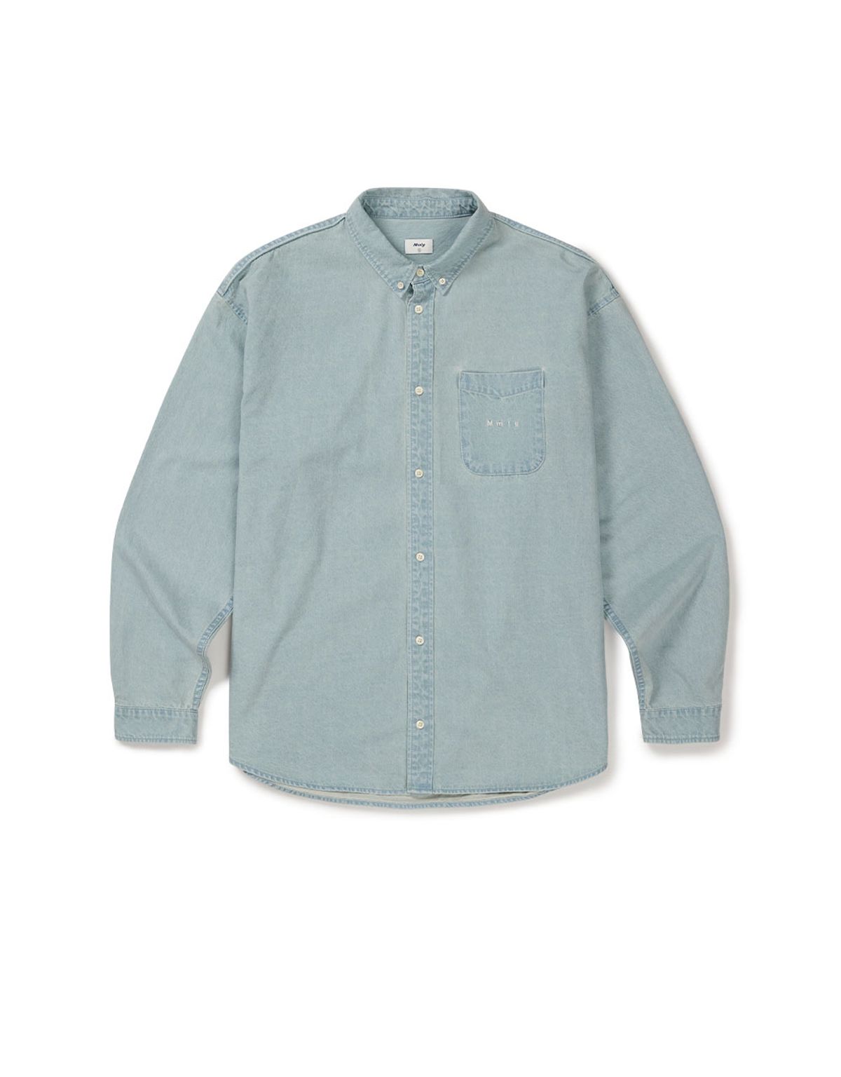 엠엠엘지(MMLG) [Mmlg] LABLE M DENIM SHIRTS (LIGHT BLUE)