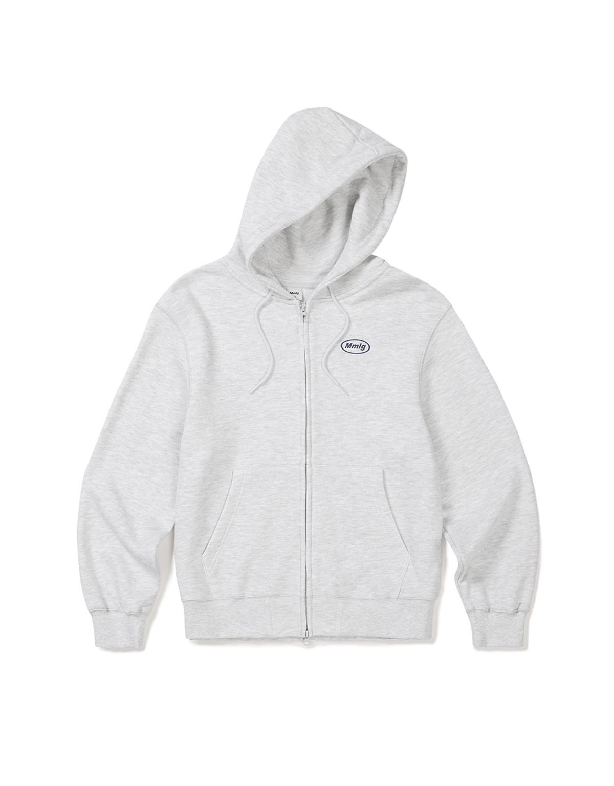 엠엠엘지(MMLG) [Mmlg] SIMBOLPLAY HOOD ZIPUP (ASH GREY)
