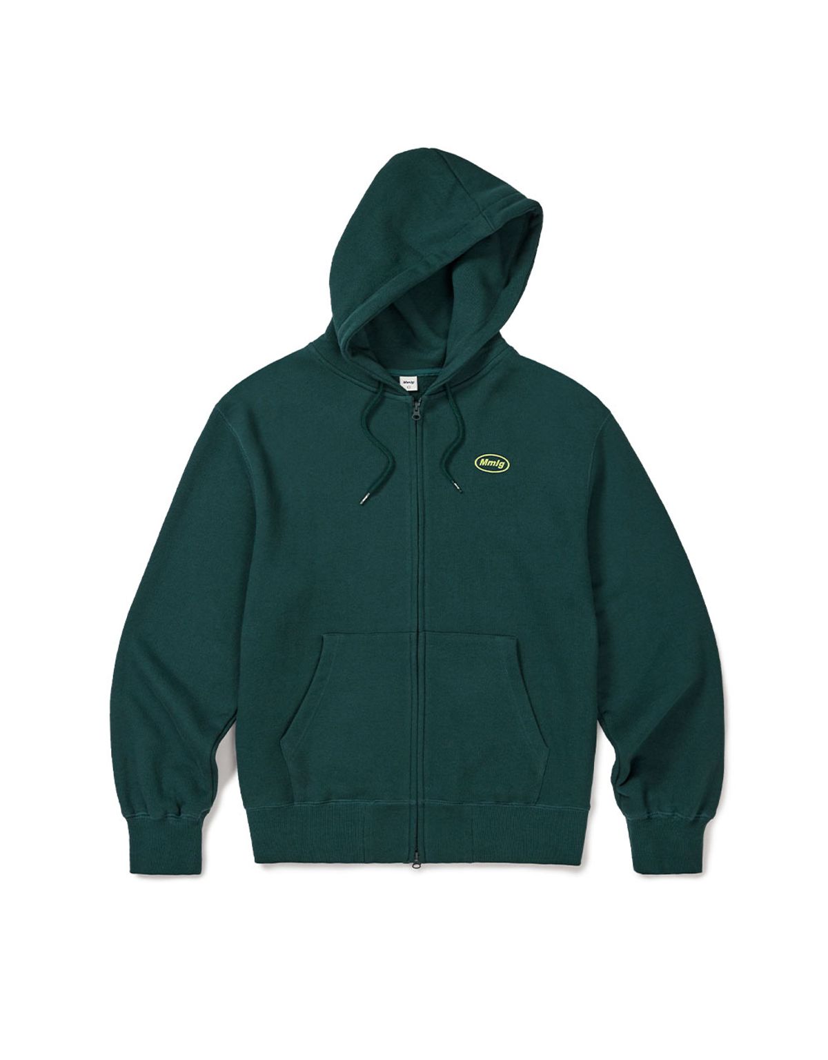 엠엠엘지(MMLG) [Mmlg] SIMBOLPLAY HOOD ZIPUP (DEEP GREEN)