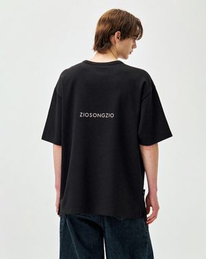 ZSZO 에센셜 티셔츠 블랙 ZI3TS701BK