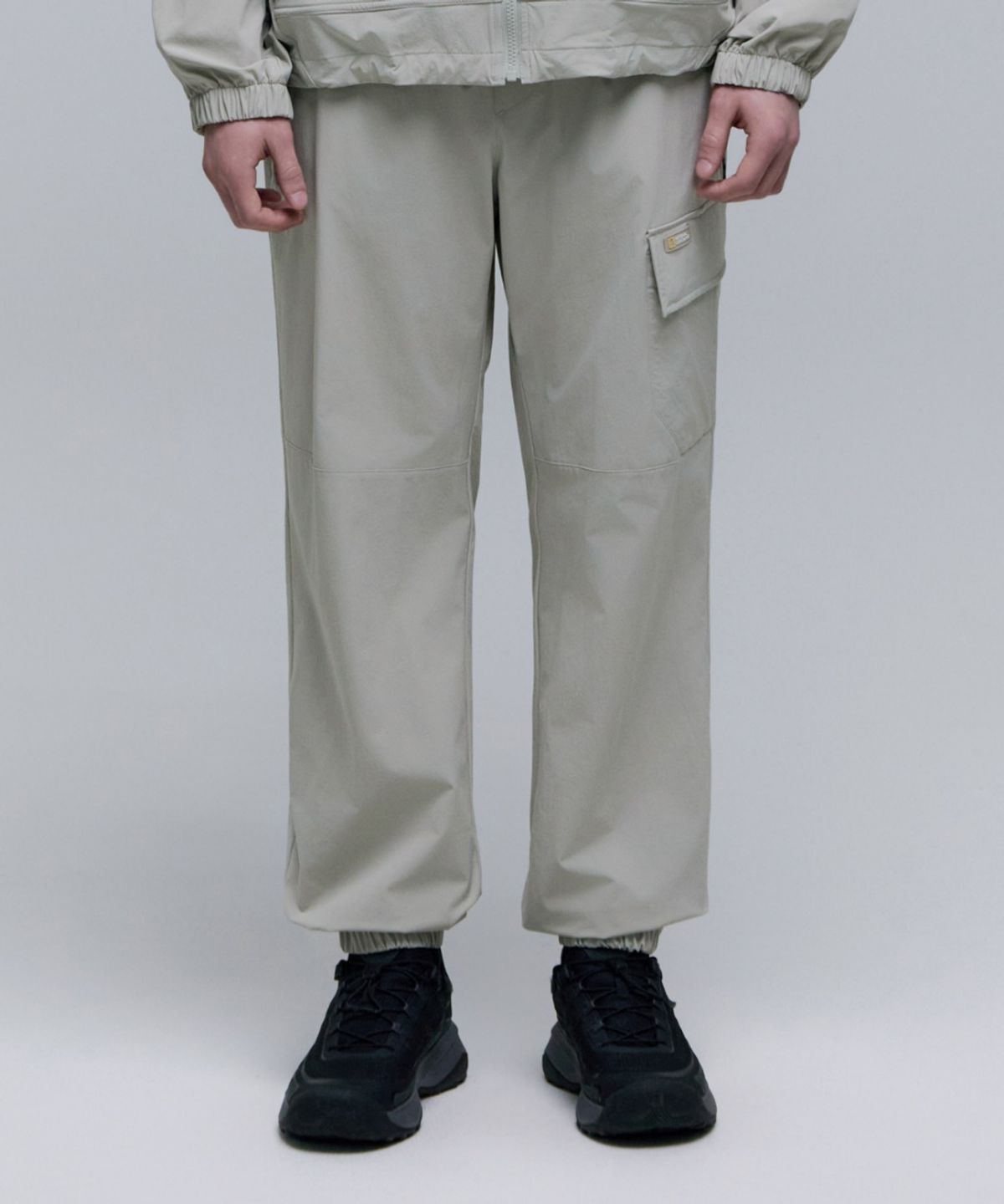 내셔널지오그래픽(NATIONALGEOGRAPHIC) N251UPT991 리오 우븐 스트레치 조거 팬츠 AGATE GREY