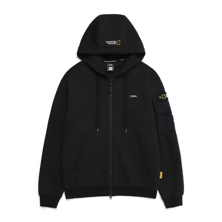 N251UFT950 마게이 후드 풀집업 CARBON BLACK
