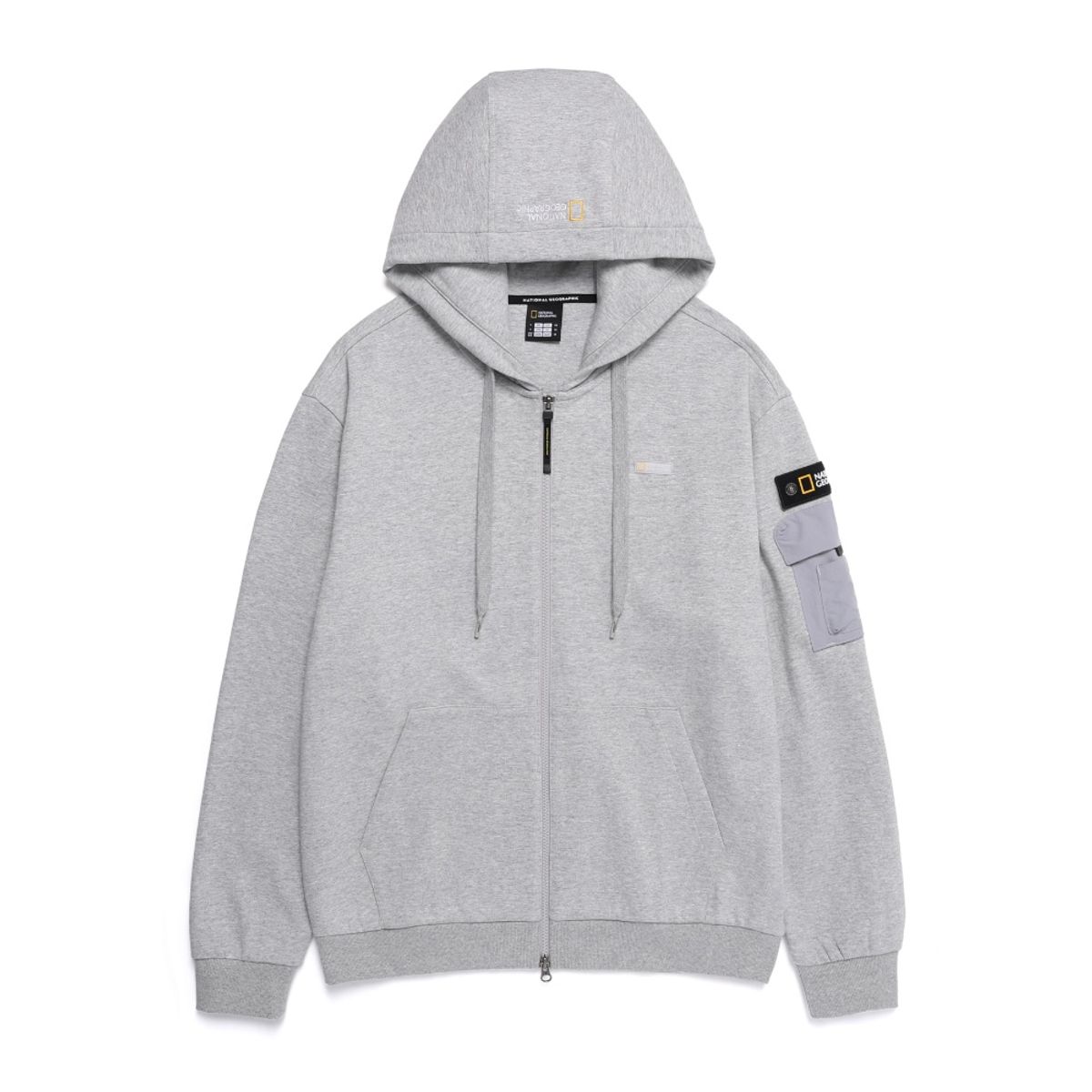 내셔널지오그래픽(NATIONALGEOGRAPHIC) N251UFT950 마게이 후드 풀집업 M/GREY