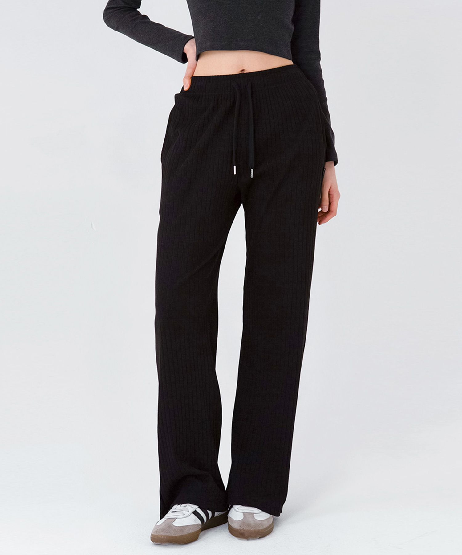 ●muahmuah● Soft Wide Banding Pants Black MUP25804 MUSINSA | MUAHMUAH Soft Wide Banding Pants [Black]