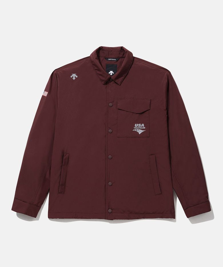 USAT 스타디움 옥타 코치 자켓 버건디(SQ121IJK12)