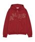 BIG TYPO HOODIE ZIP UP RED