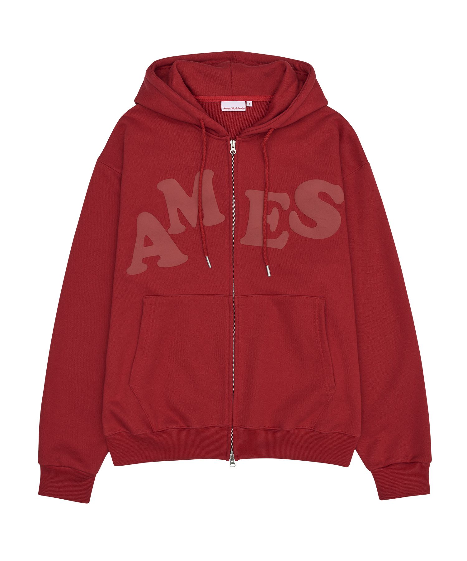 ★AMES-WORLDWIDE★BIG TYPO HOODIE ZIP UP RED★正規品/送料込 MUSINSA | AMES-WORLDWIDE BIG TYPO HOODIE ZIP UP RED