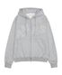 BIG TYPO HOODIE ZIP UP GREY