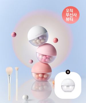 쉬어 구슬 파우더+브러쉬 2종(피니쉬/포인트) SET (+구슬 파우더 미니 공용기 증정)