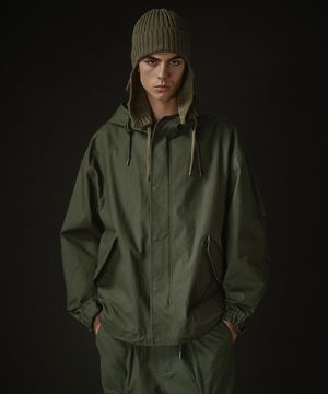 오버사이즈 M-51 크롭 필드 재킷 [카키]