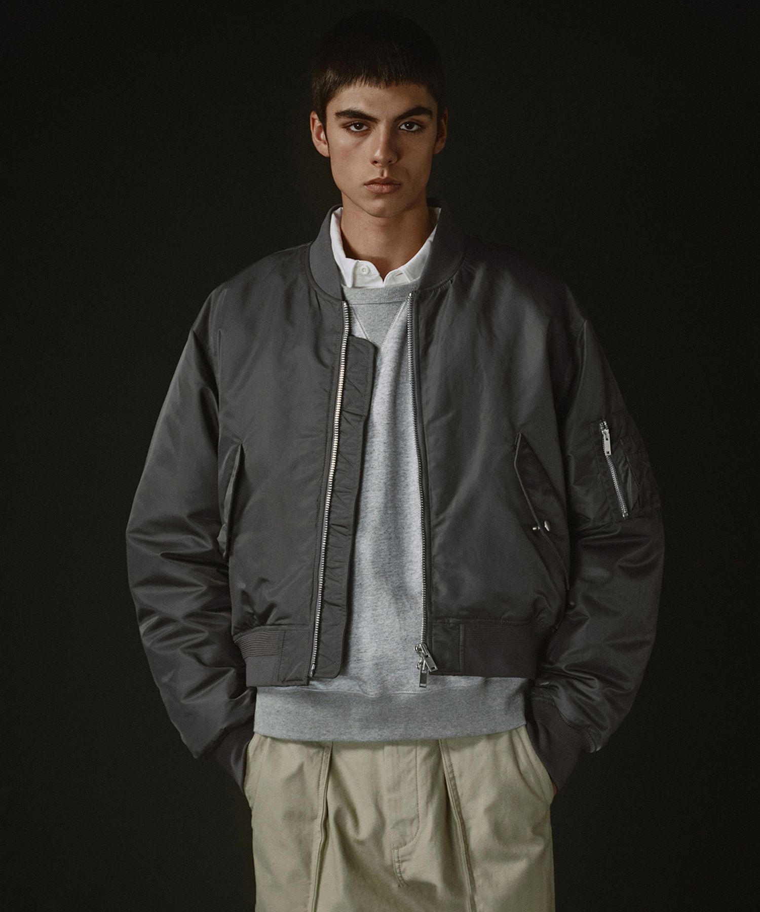 MUSINSA公式 | MUSINSA STANDARD ショート MA-1 ボンバージャケット