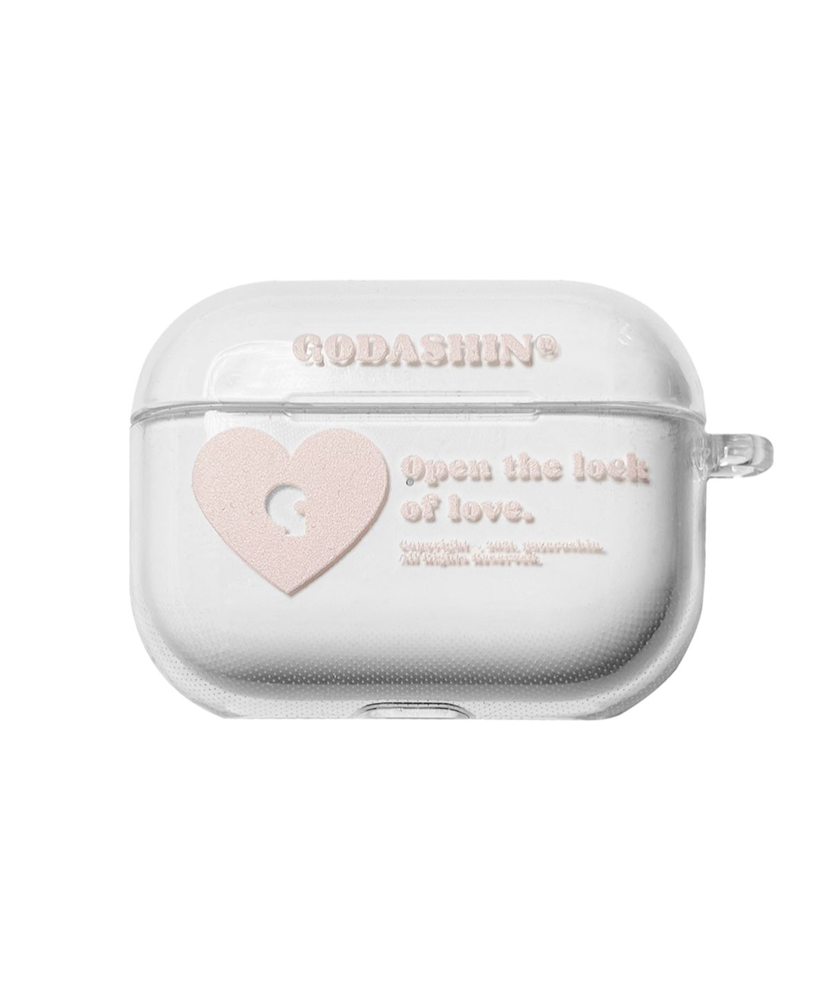 고다신(GODASHIN) (투명 하드) Love Ya Godashin AirPods Case (Wide ver.)