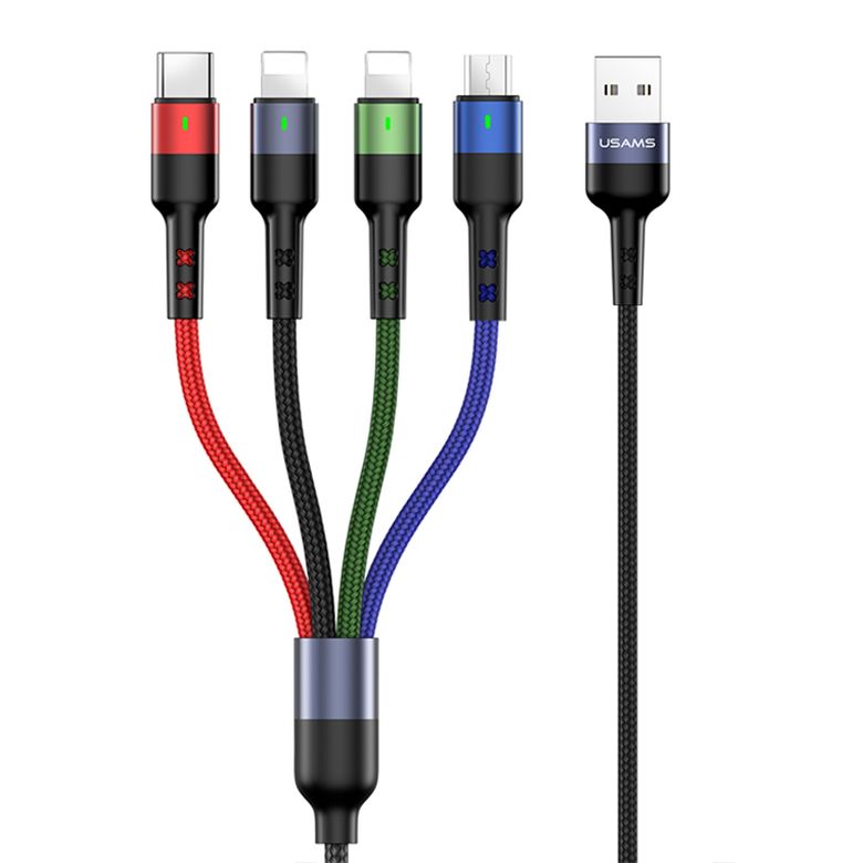 4-in-1 꼬임방지 충전 케이블
