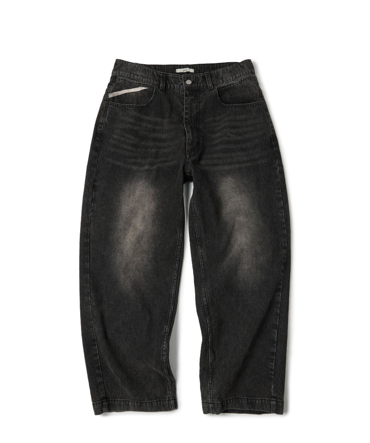 이티씨이(ETCE) SNAKE BONE WASHED DENIM PANTS (GRAY)