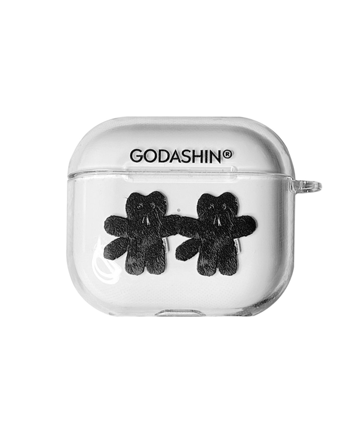 고다신(GODASHIN) (투명 하드) Cats Keyring AirPods Case (2)