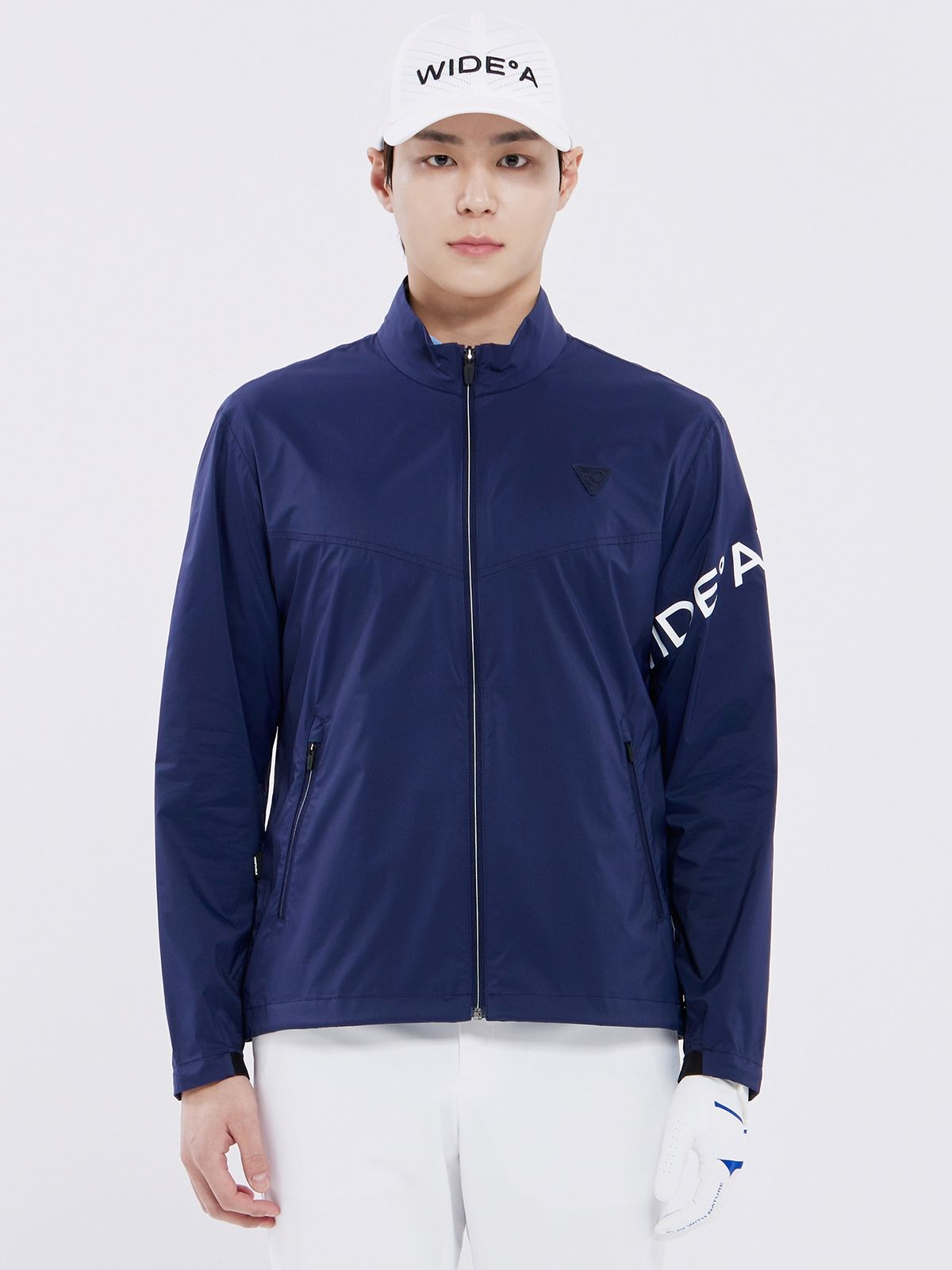 와이드앵글(WIDEANGLE) TO 에센셜 경량 윈드브레이커 M_Navy
