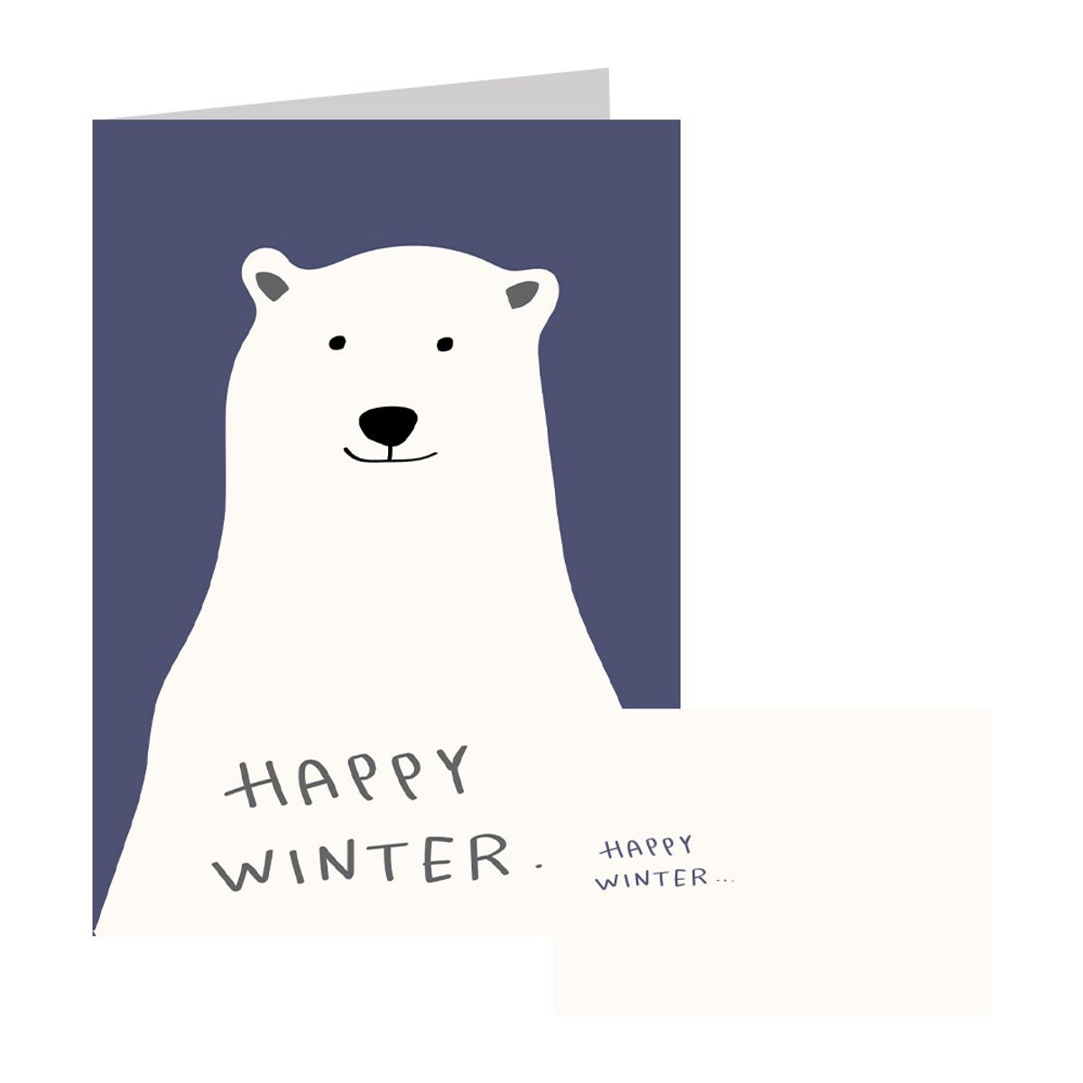 콩주편지(KONGJUDESIGNS) 곰 겨울 카드