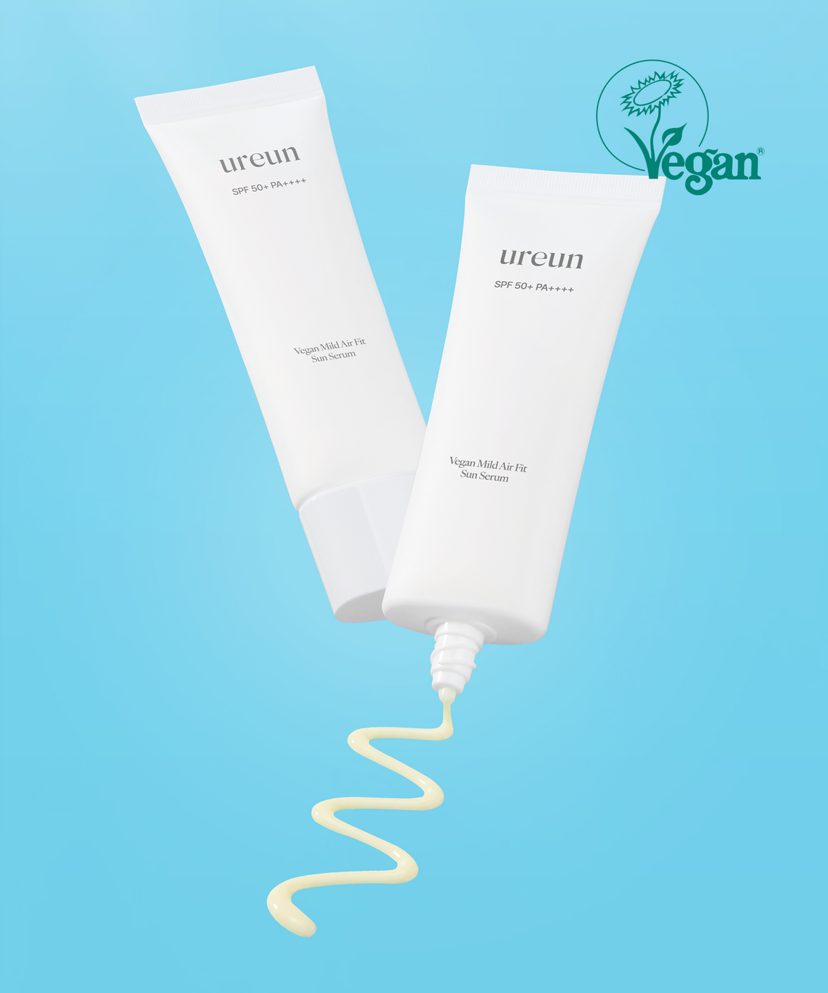 유아른(UREUN) 비건 마일드 에어핏 선세럼 SPF 50+ PA++++ 50ml
