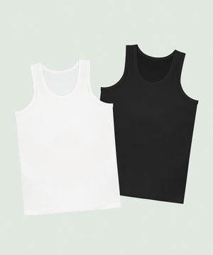 JD 남주니어 프리스판 민소매런닝 2PACK