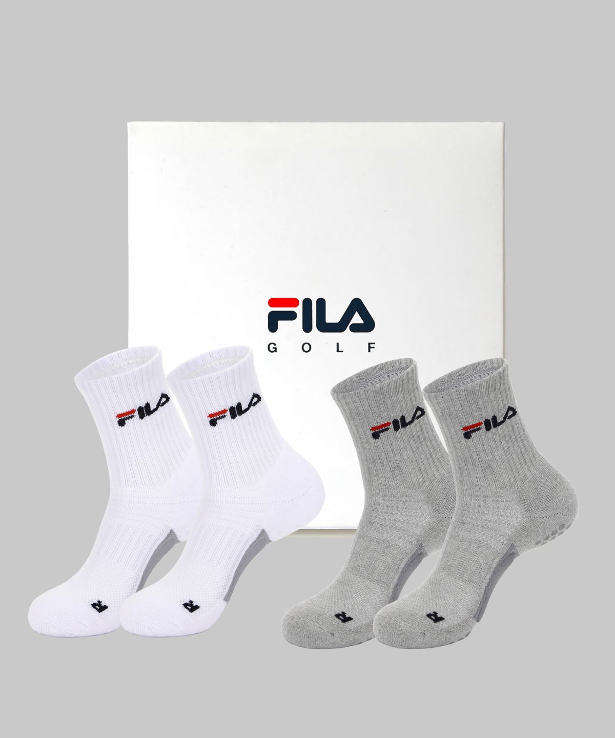 휠라 골프(FILA GOLF) [GIFT SET] 필드 밸런스 미드 2PACK (2colors)
