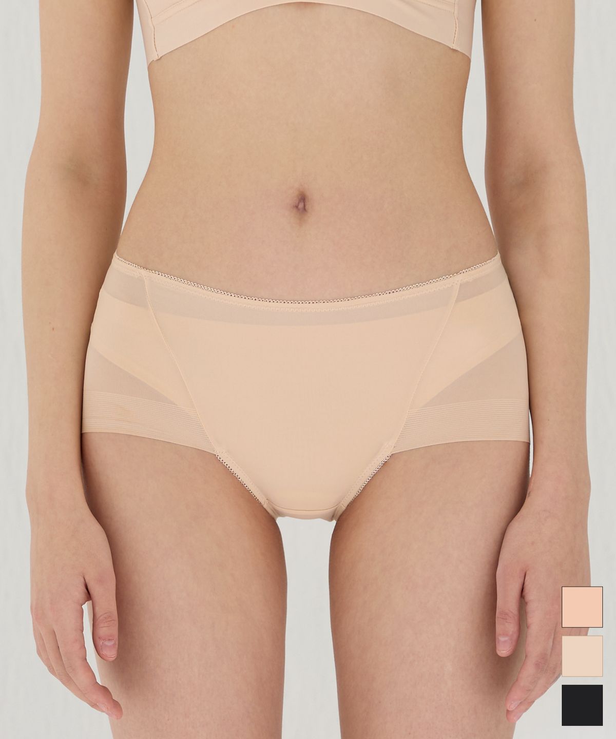 리얼컴피(REALCOMFY) [3PACK] 컴피 슬림 스퀘어 소프트 헴팬티 SET