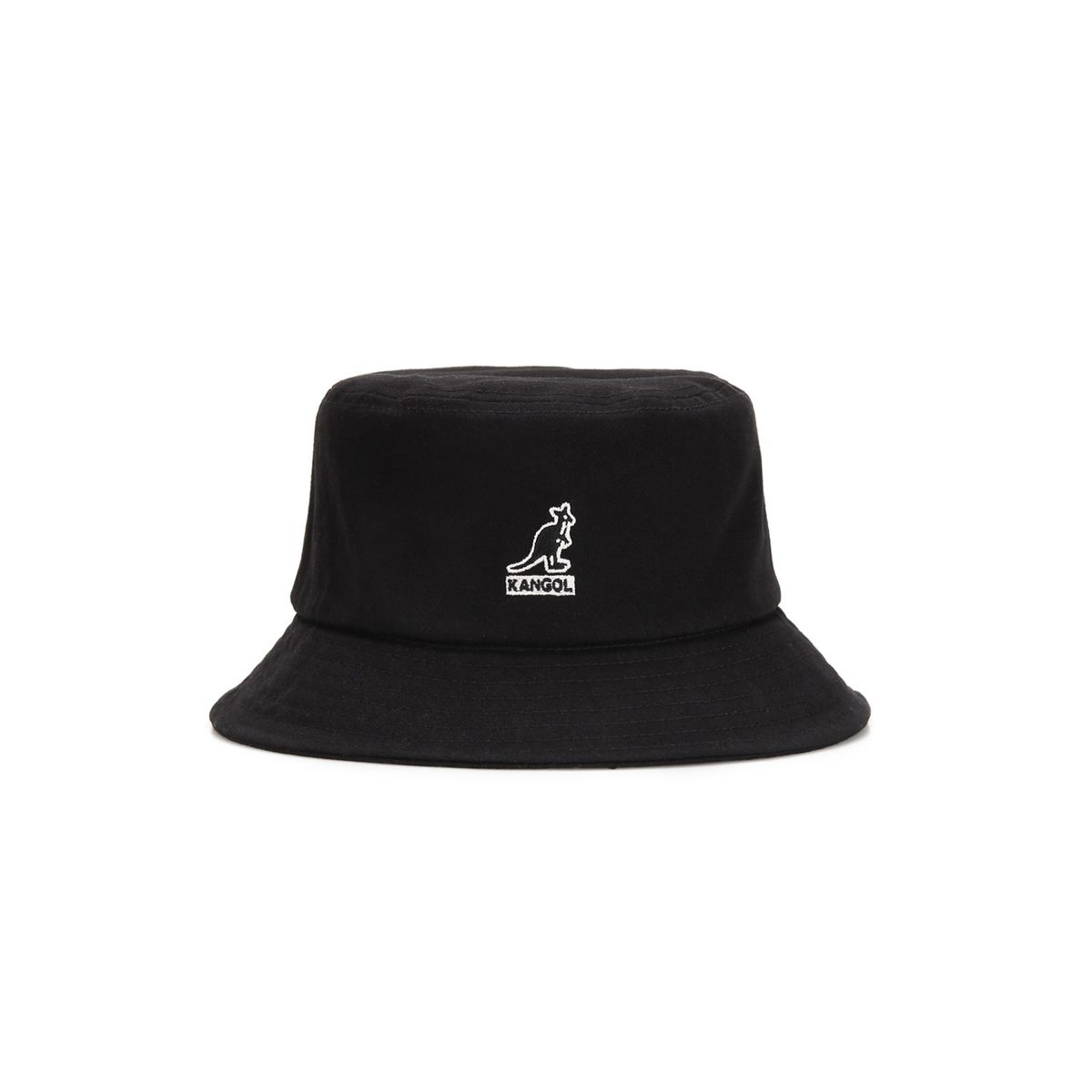 캉골키즈(KANGOL KIDS) 키즈 워시드 버킷 RE 0601 블랙