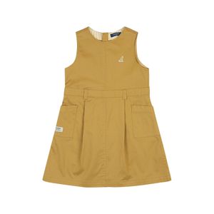 우븐 슬리브리스 원피스 RA 2122 머스타드