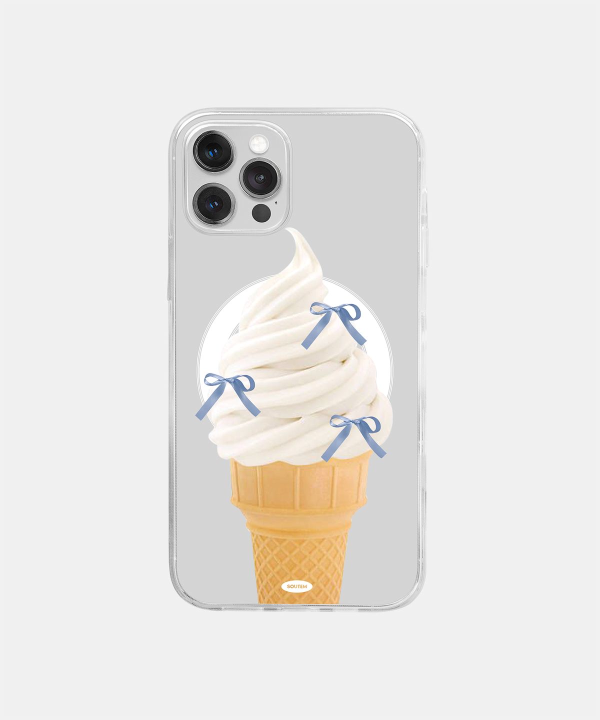 소유템(SOUTEM) [Magsafe] Lazy Day Blue Phone Case_Clear