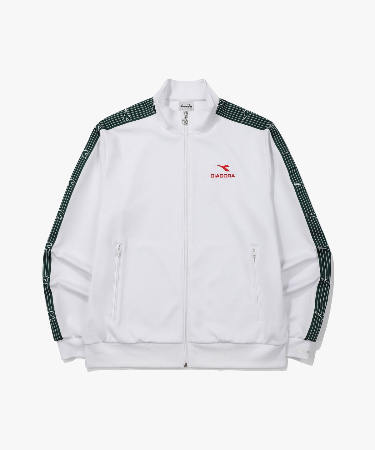 디아도라(diadora) 레거시 저지 트랙 자켓 OFF WHITE