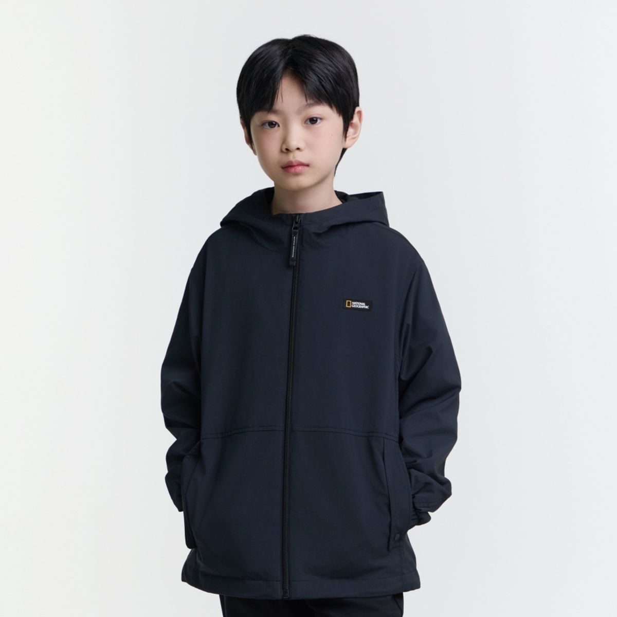 내셔널지오그래픽 키즈(NATIONAL GEOGRAPHIC KIDS) K251UJP910 베이직 바람막이 CARBONBLACK