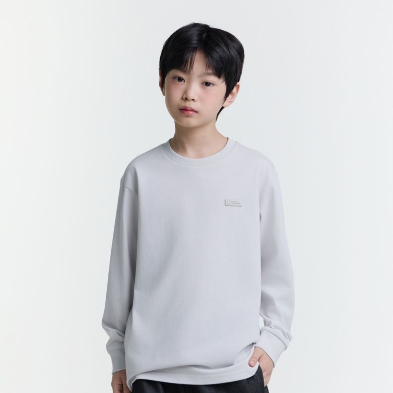 K251UTS810 어드벤처 긴팔티 GRAYBEIGE