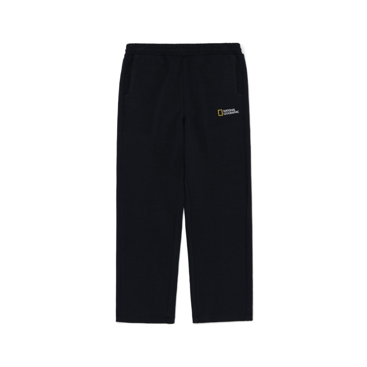 내셔널지오그래픽 키즈(NATIONAL GEOGRAPHIC KIDS) K251UPT920 니트 스트레이트핏 트레이닝 팬츠 CARBONBLACK