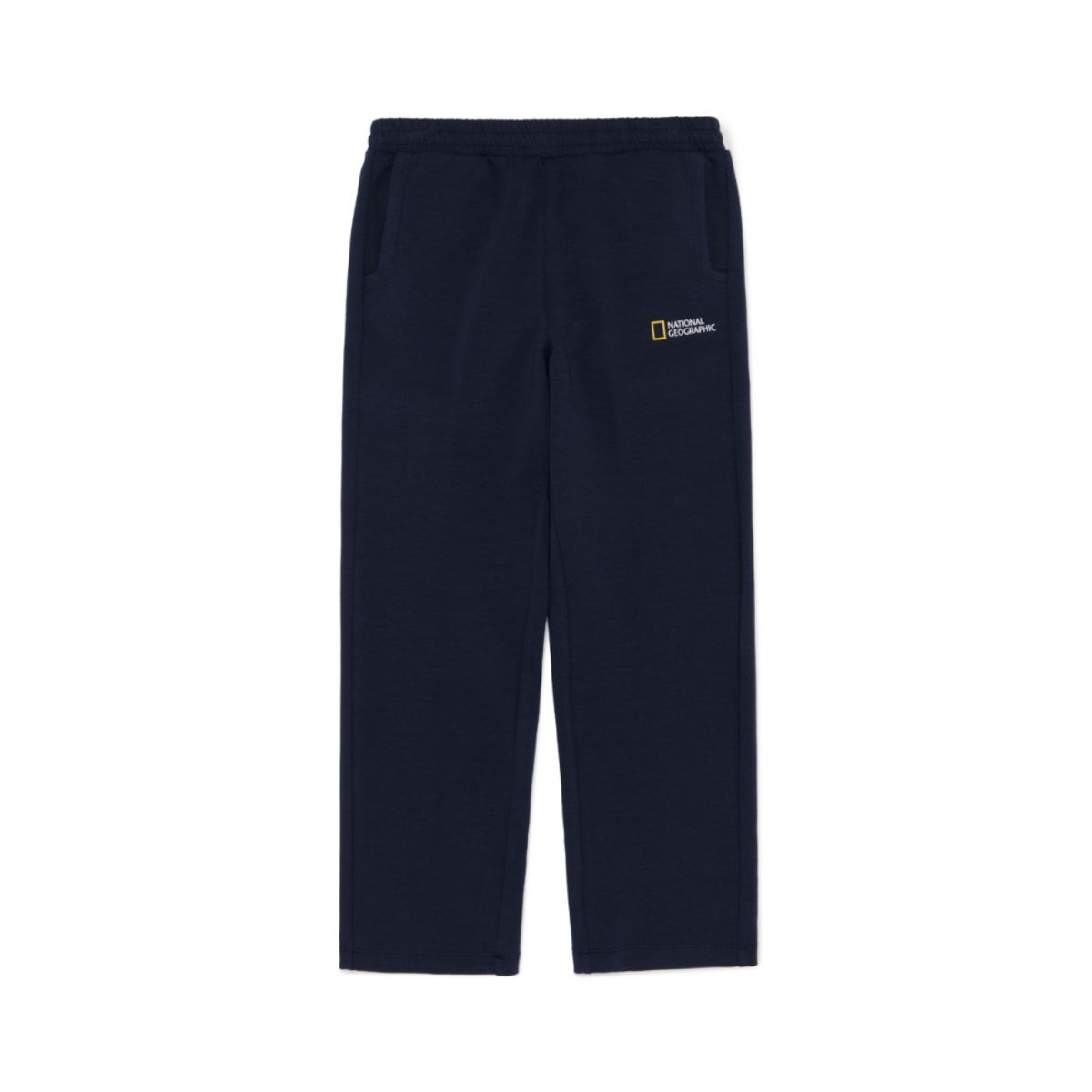 내셔널지오그래픽 키즈(NATIONAL GEOGRAPHIC KIDS) K251UPT920 니트 스트레이트핏 트레이닝 팬츠 NAVY