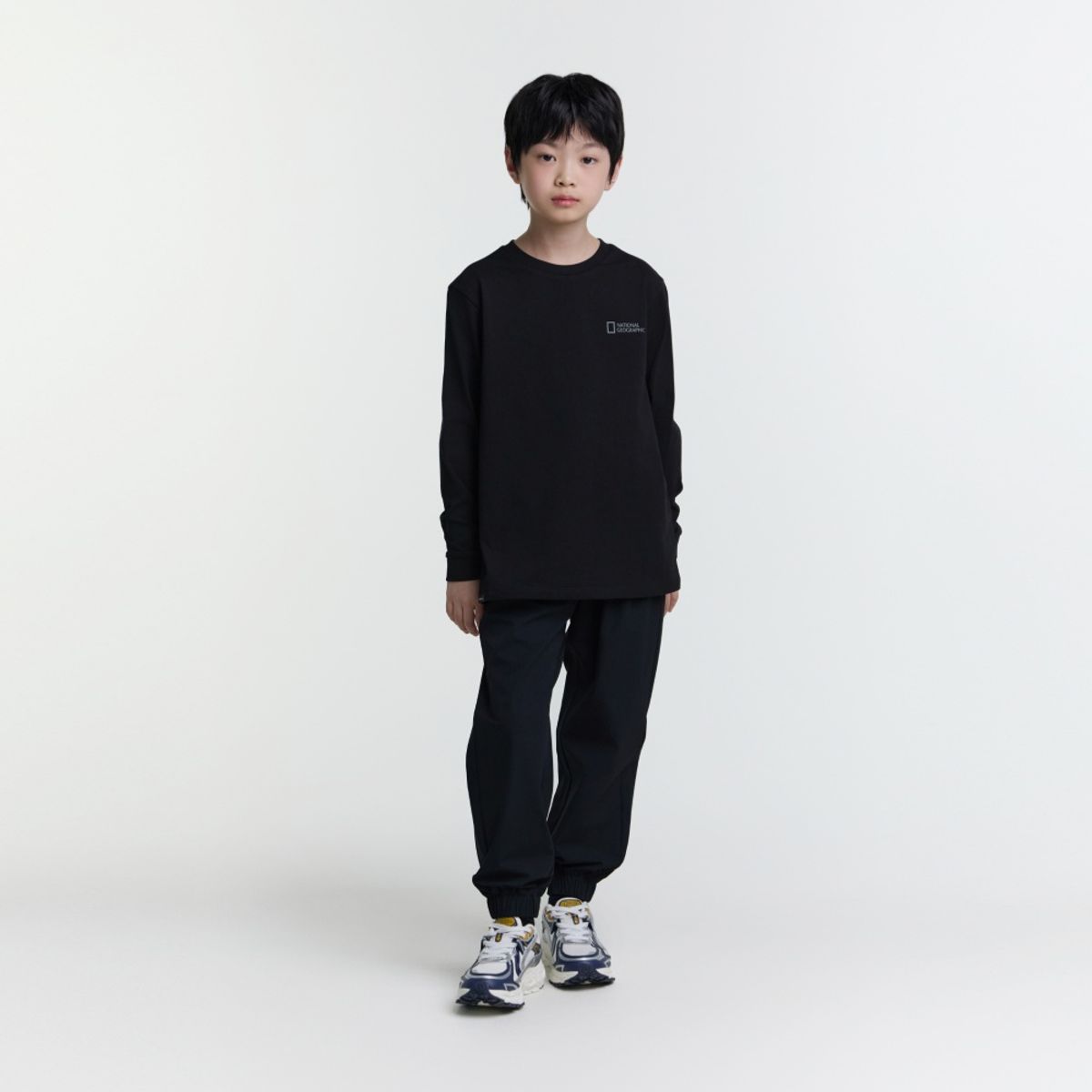 내셔널지오그래픽 키즈(NATIONAL GEOGRAPHIC KIDS) K251UPB901 싱글티셔츠/팬츠 SET CARBONBLACK